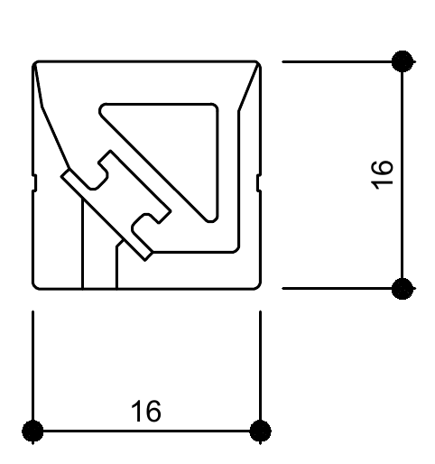 LXT 1616 3D FLEX 단면도
